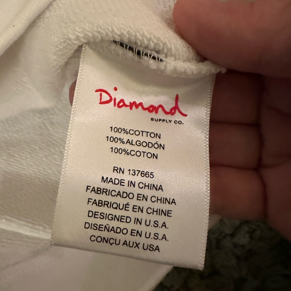 Men’s Diamond Supply Co Aztec Elephant Hoodie Size Medium - Picture 9 of 10